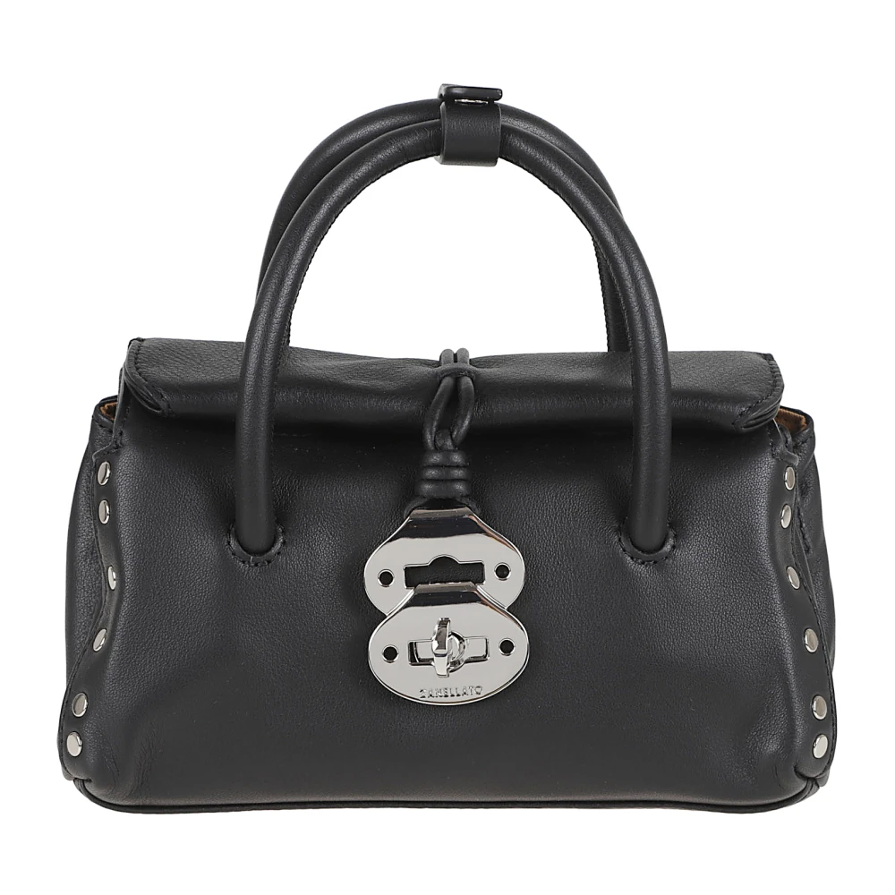 Zanellato Women's Black Handbags, One Size, Small Dotta Bag