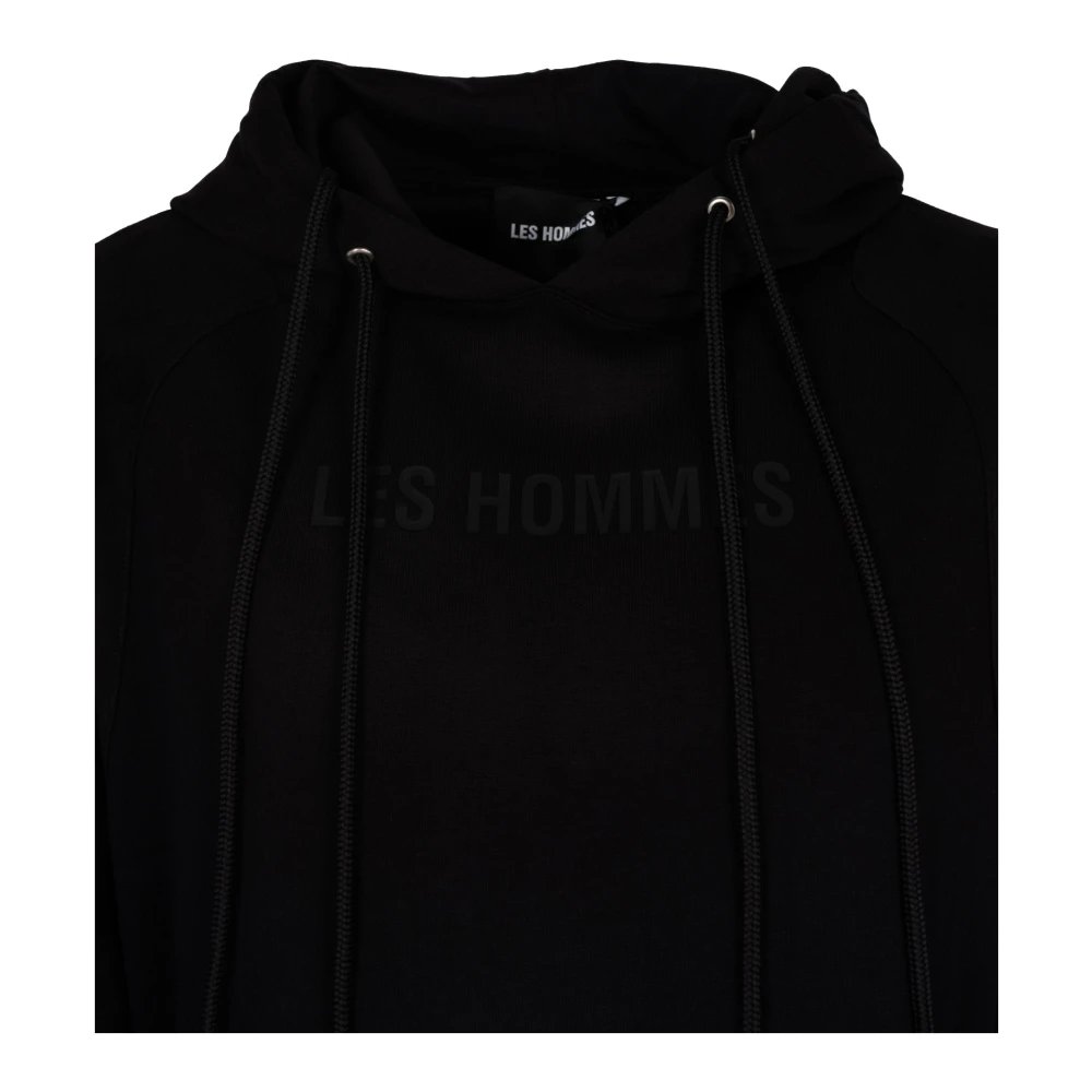 Les Hommes Hoodie Black Heren