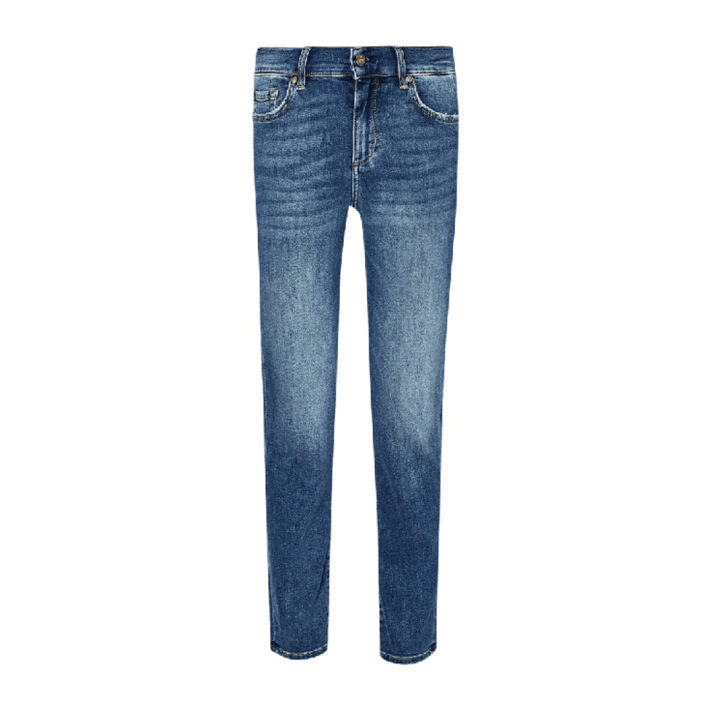 Liu Jo Slim Ankle Blå Denim Jeans Blue, Dam