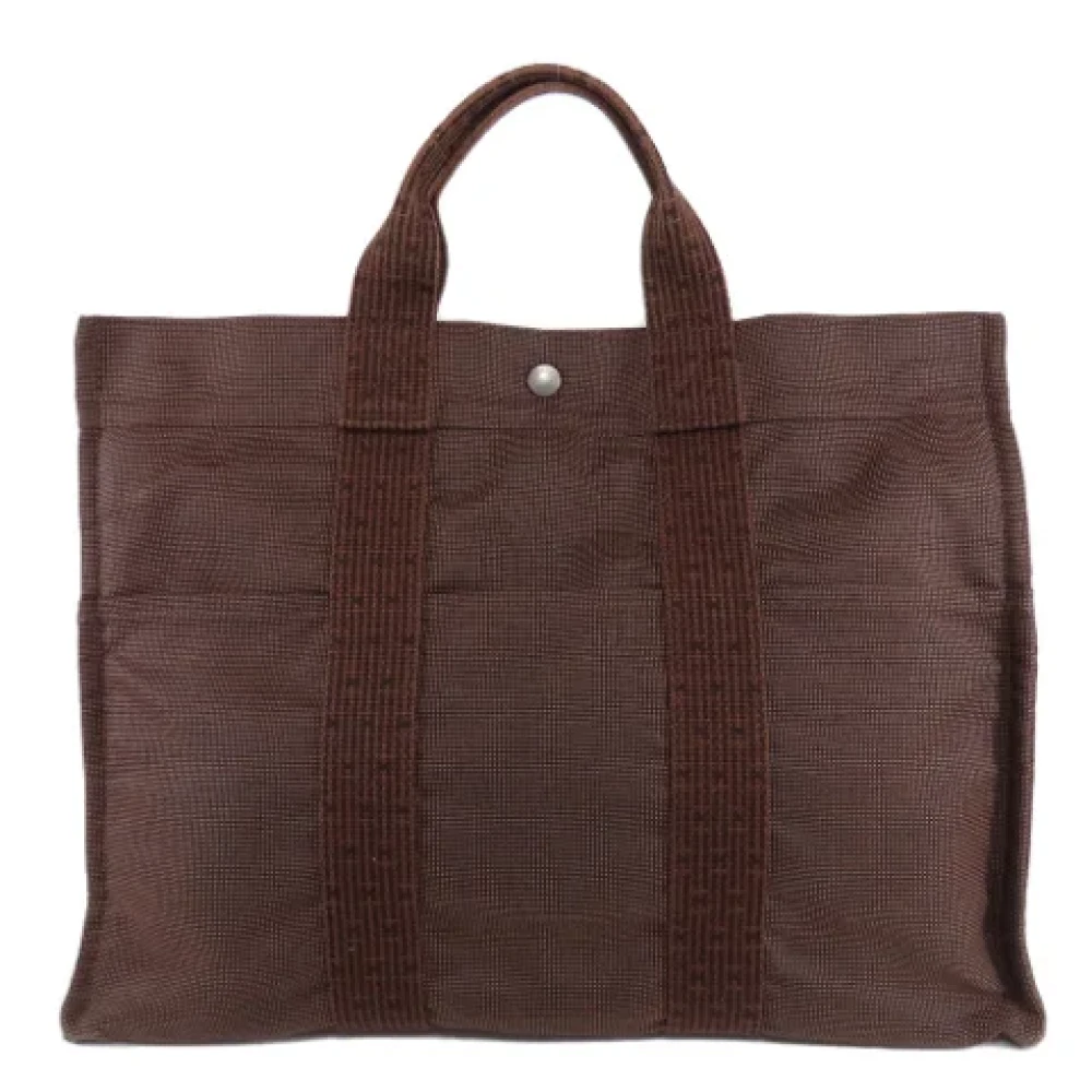 Hermès Vintage Pre-owned Canvas totes Brown Dames