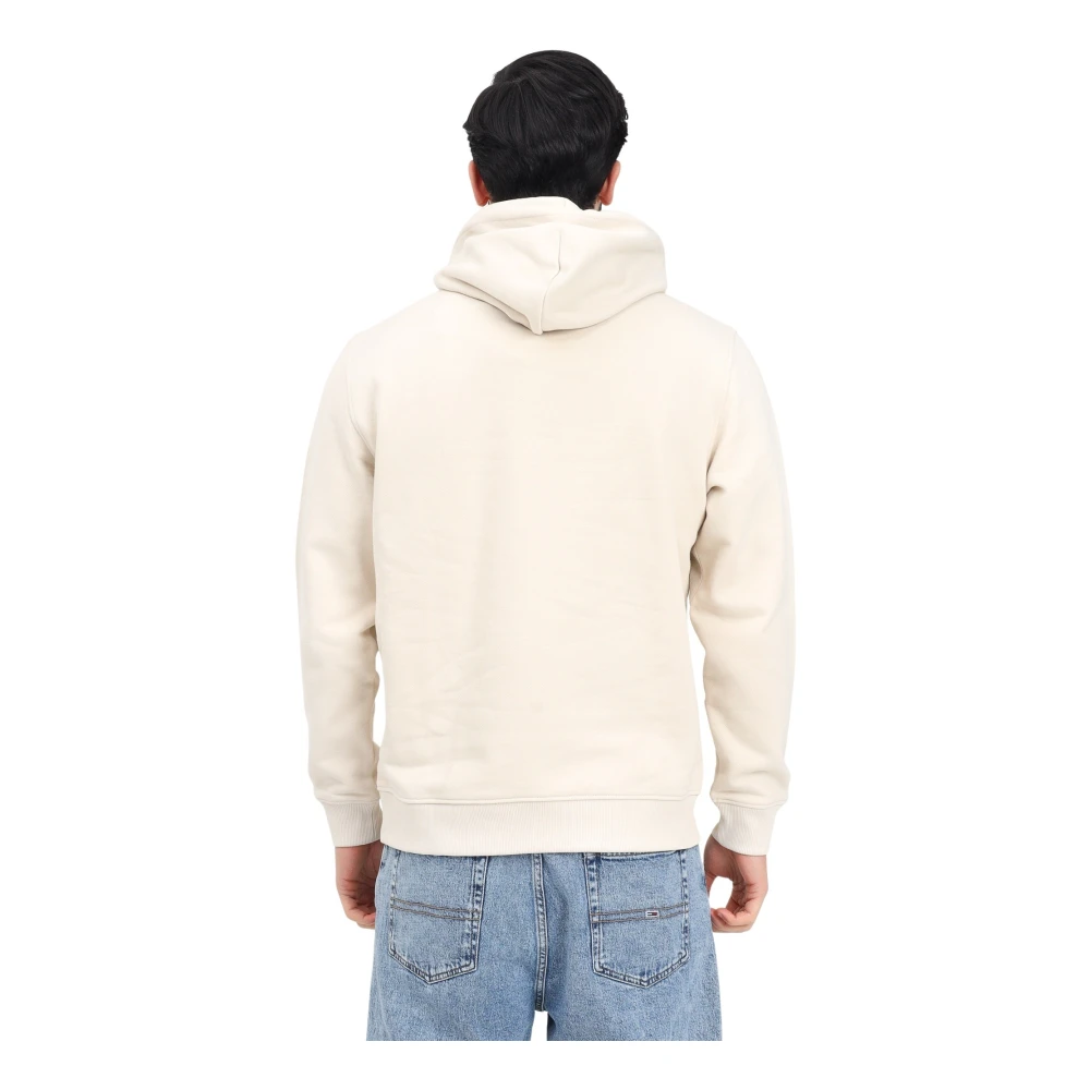 Tommy Jeans Beige hoodie met drop-schouders Beige Heren