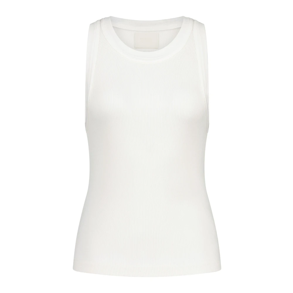 Citizens of Humanity Geribbeld Top Isabel Beige Dames