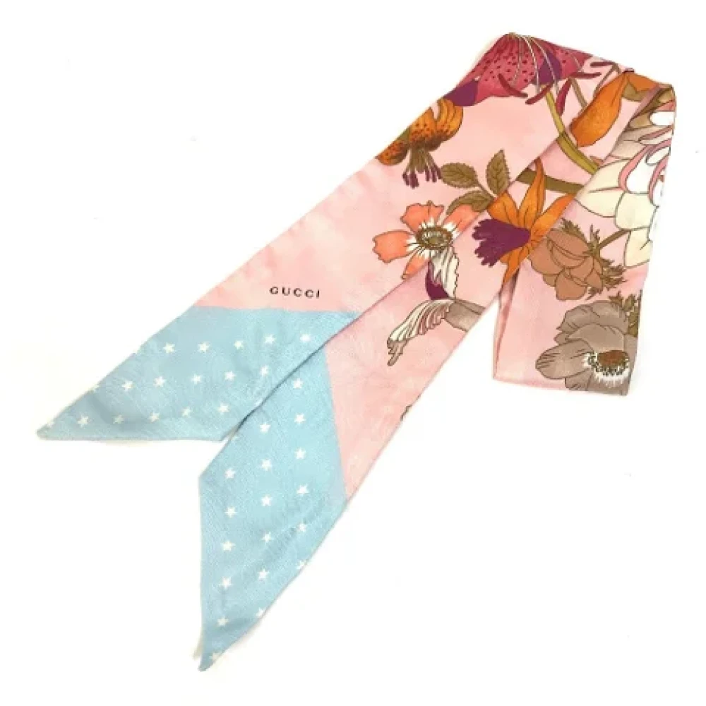 Gucci Vintage Pre-owned Fabric scarves Multicolor Dames