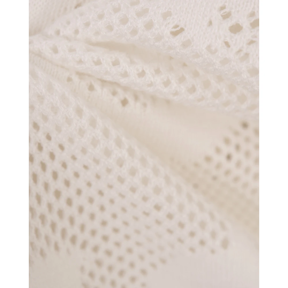 alexander mcqueen Witte Crew-Neck Sweater met Graffiti Patroon White Heren