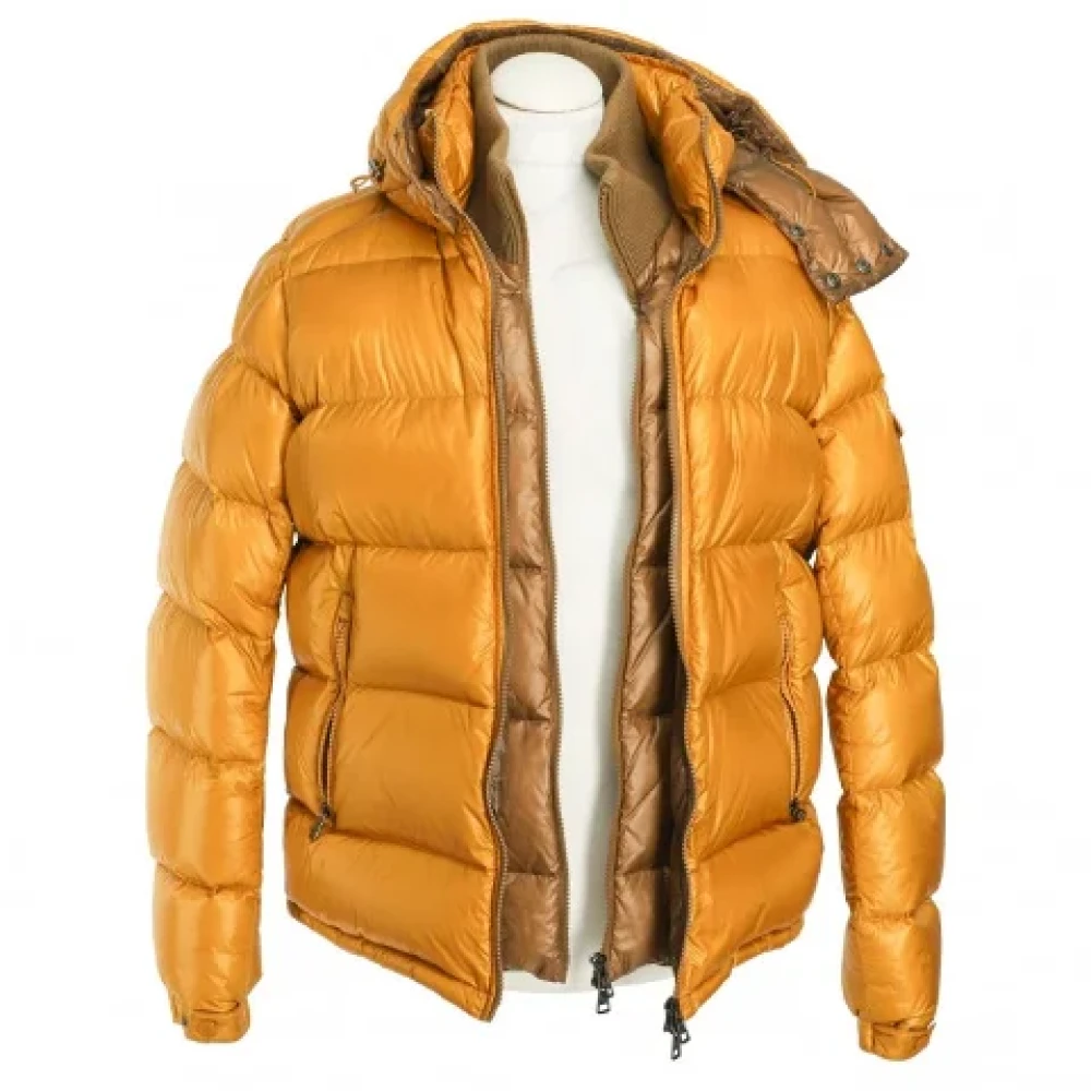 Moncler Pre-owned Fabric outerwear Yellow Dames
