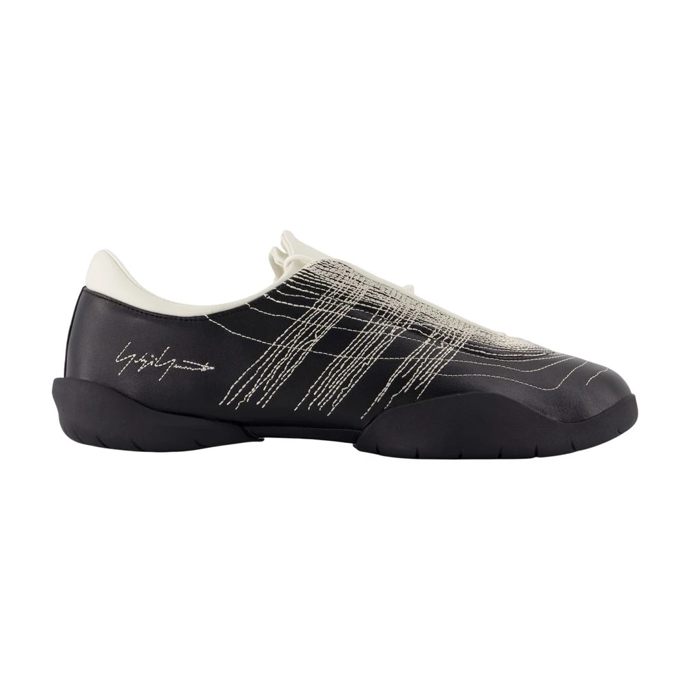 Y-3 Uomo Nero - Sneakers Ricamo Regu - Shoes - 44 Eu - Immagine 3