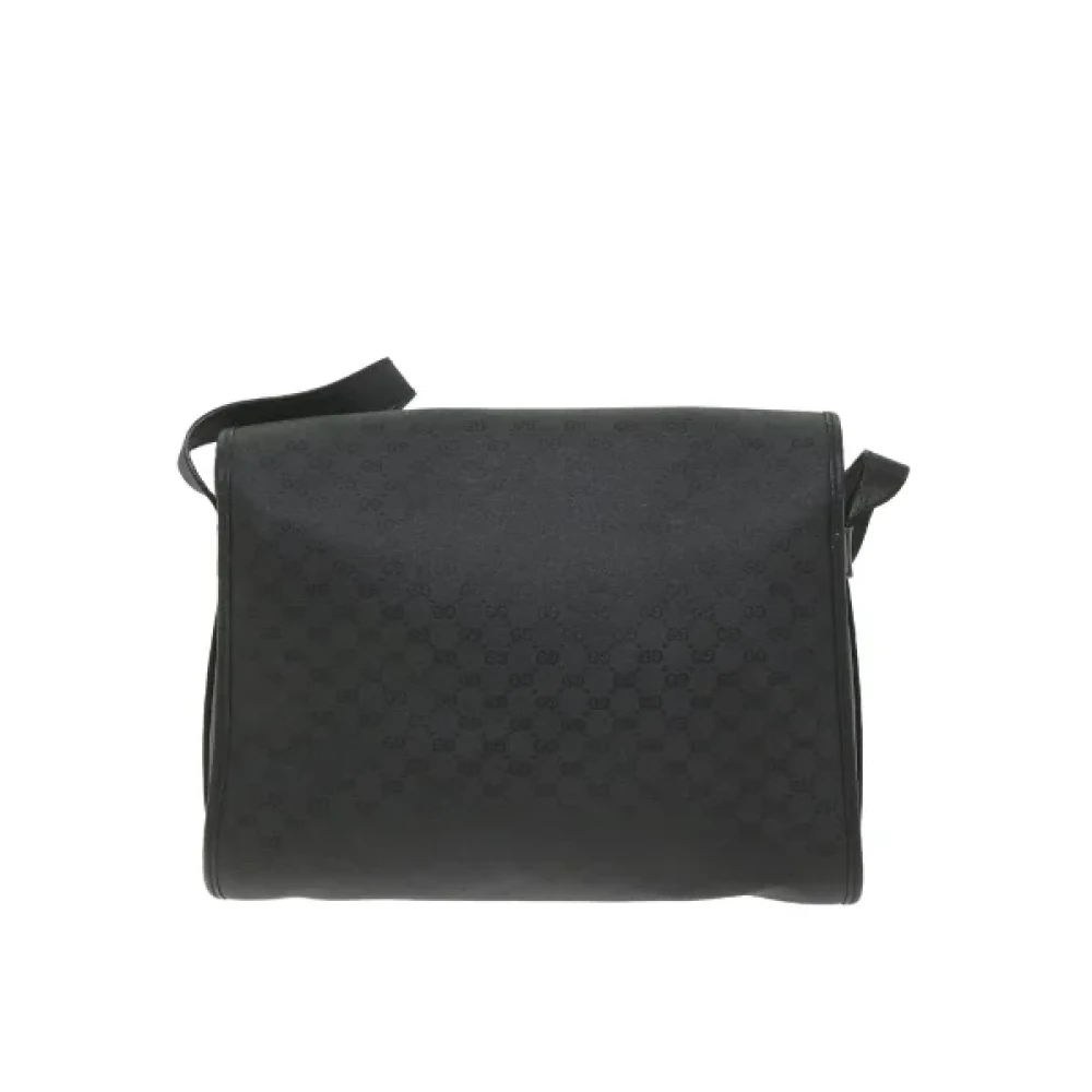 Gucci Vintage Pre-owned Canvas gucci-bags Black Dames
