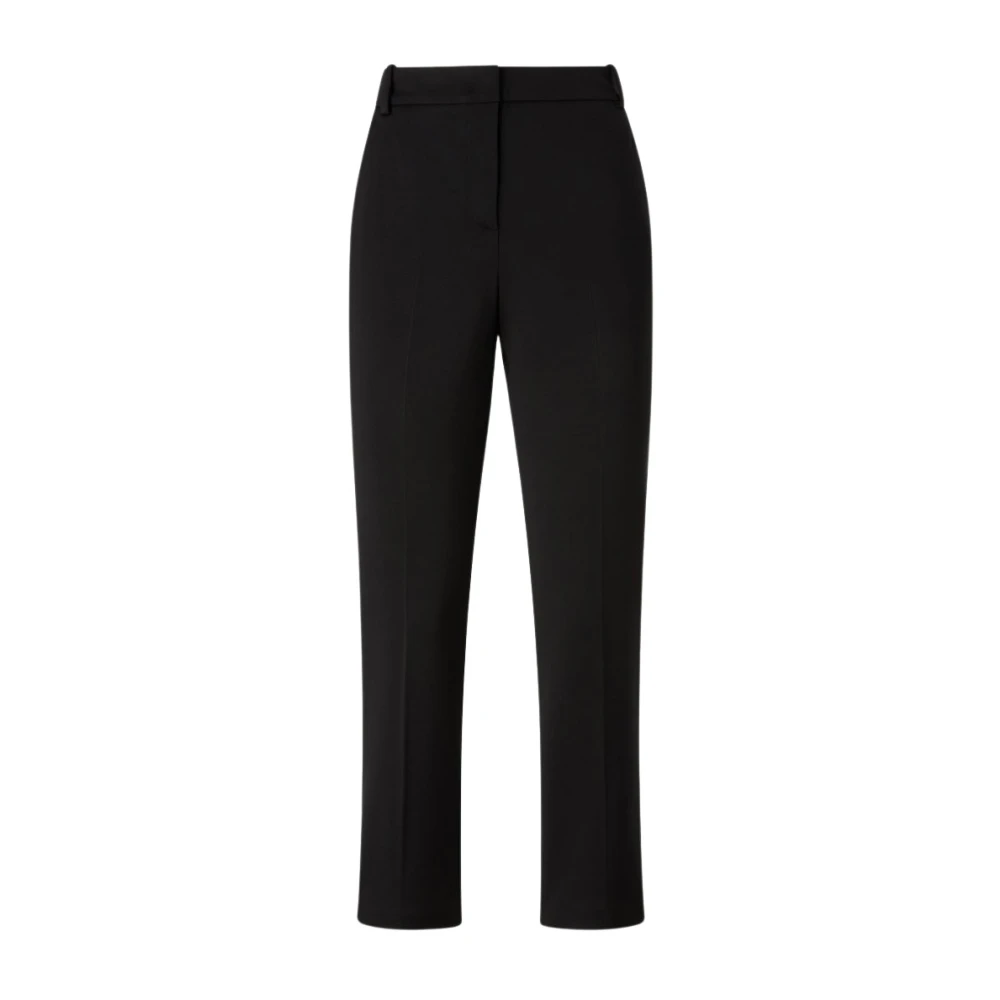 Pinko Black Cropped Trousers, Female, Xs, Bello Trousers