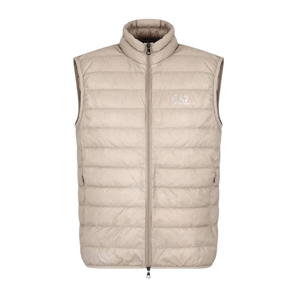 Emporio Armani Ea7 Men's Beige Puffer Vest For