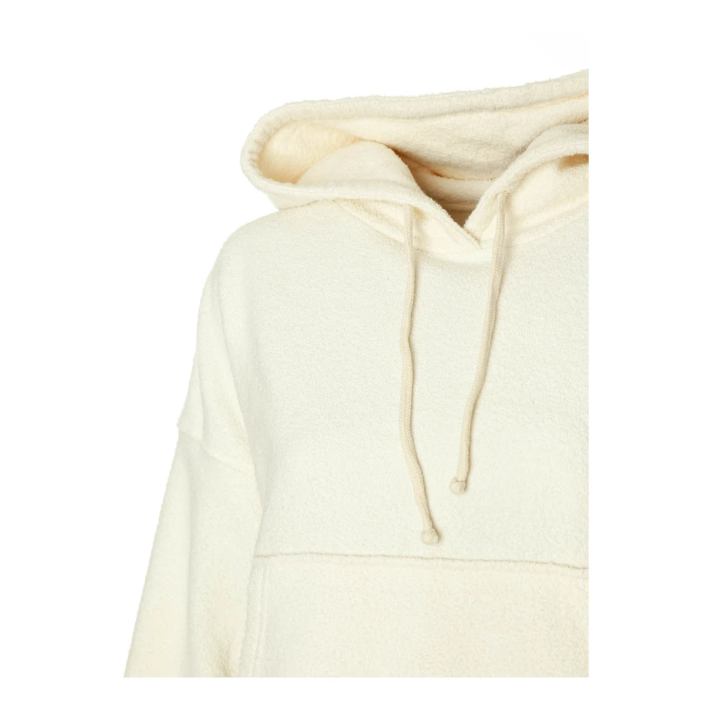 American vintage Kangoeroezak hoodie sweatshirt White Heren