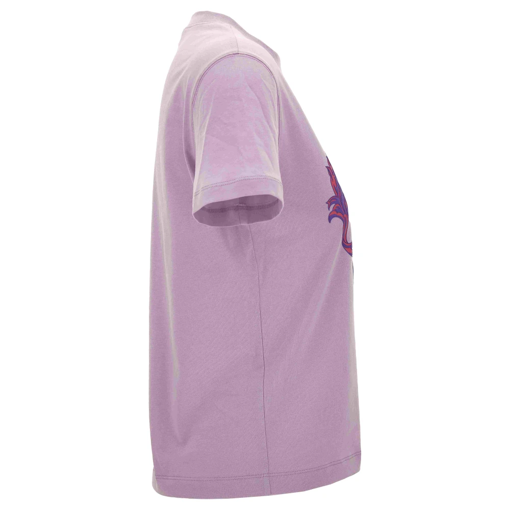 Versace Jeans Couture Stijlvolle T-shirts en Polos Purple Dames