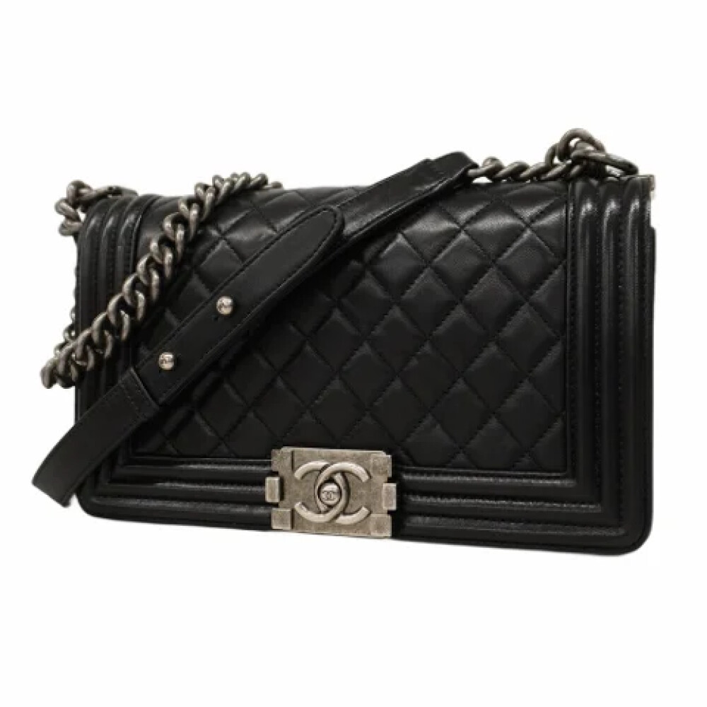 CHANEL　　VINTAGE　made in ITALY NEW VINTAGE RARE CHANEL 1990'S RUNWAY COMB BLACK FRAME MADE