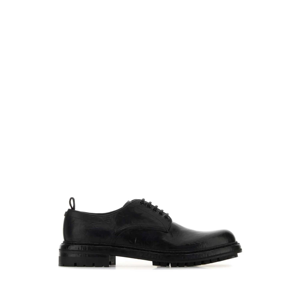 Dolce & Gabbana Herren Schwarz Schuhe, K, 40 Eugröße: