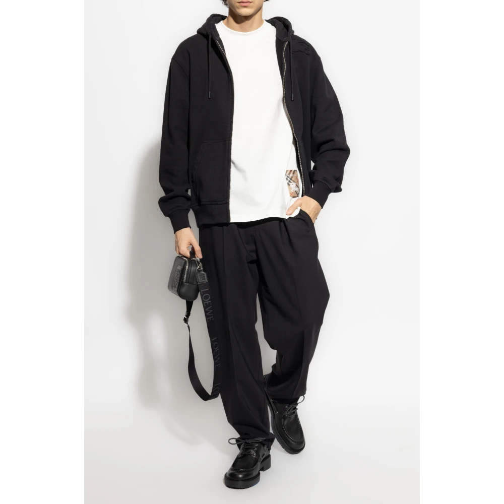 Burberry Hoodie Black Heren