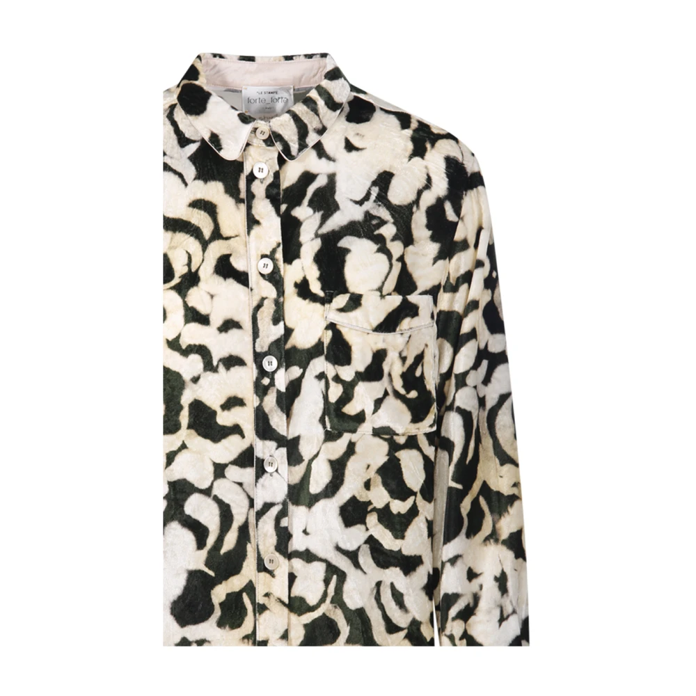 Forte Malachiet Rose Alchemy Pyjama Shirt Multicolor Dames