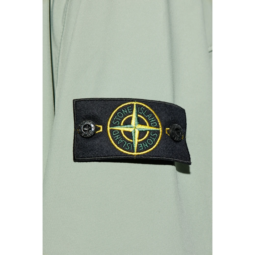 Stone Island Jas Licht Soft Shell-R Green Heren