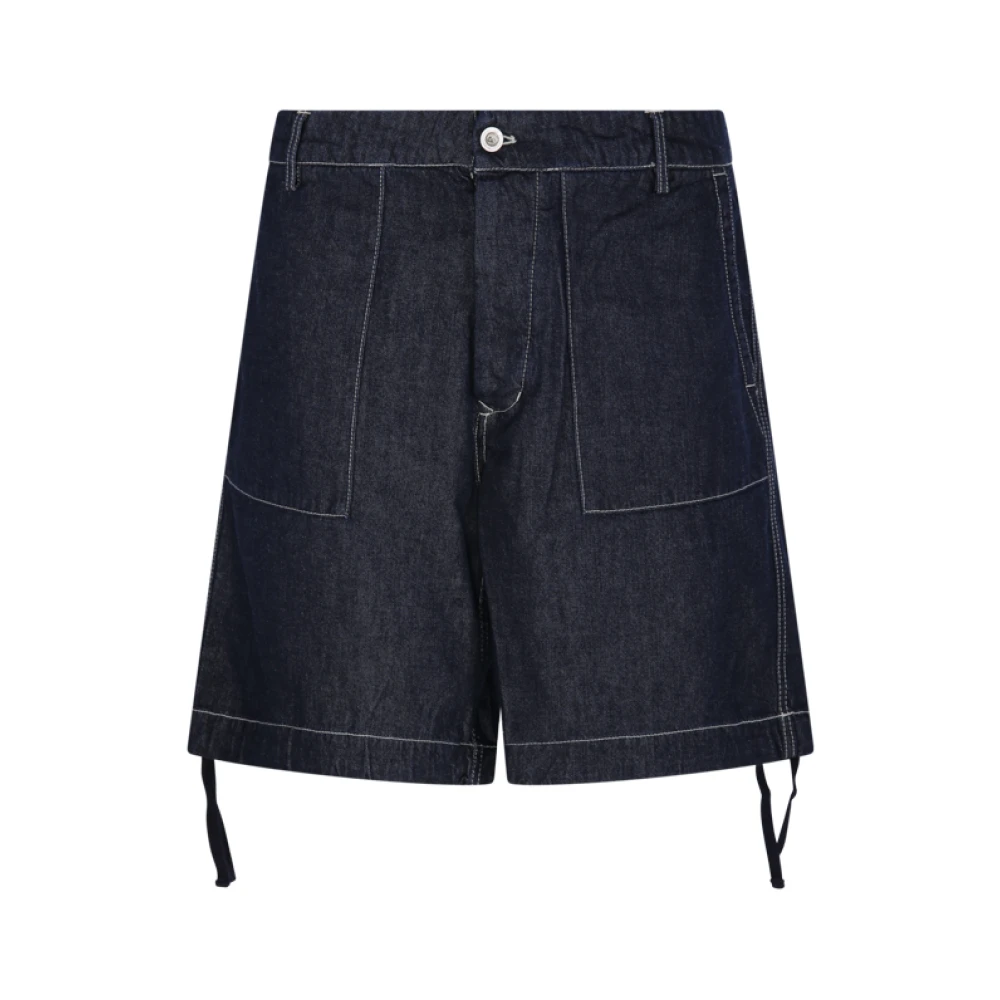 C.P. Company Denim 3-in-1 Shorts Blue Heren