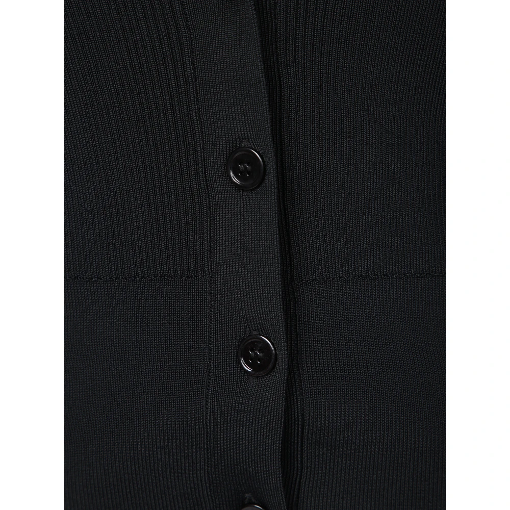 IRO Elegante Zwarte Gebreide Vest Black Dames
