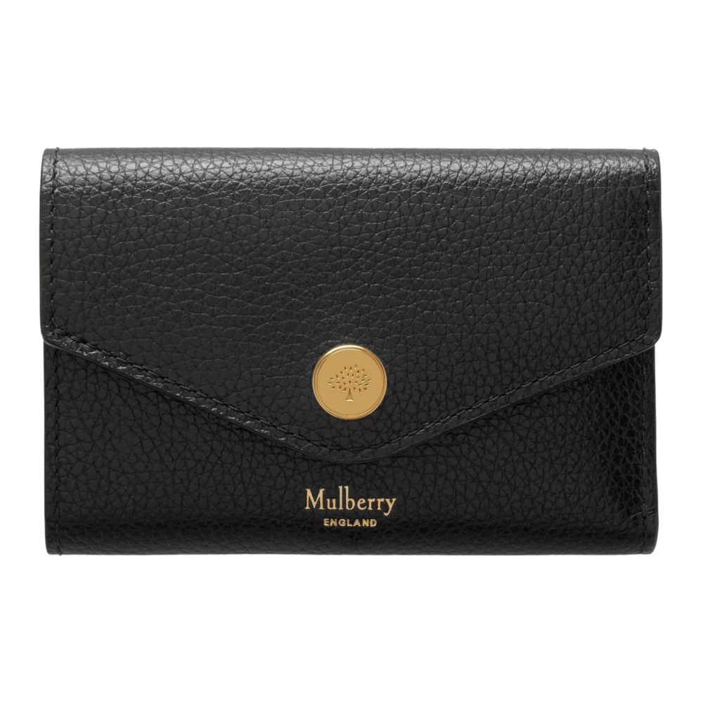 Mulberry Card Wallet Black Dames