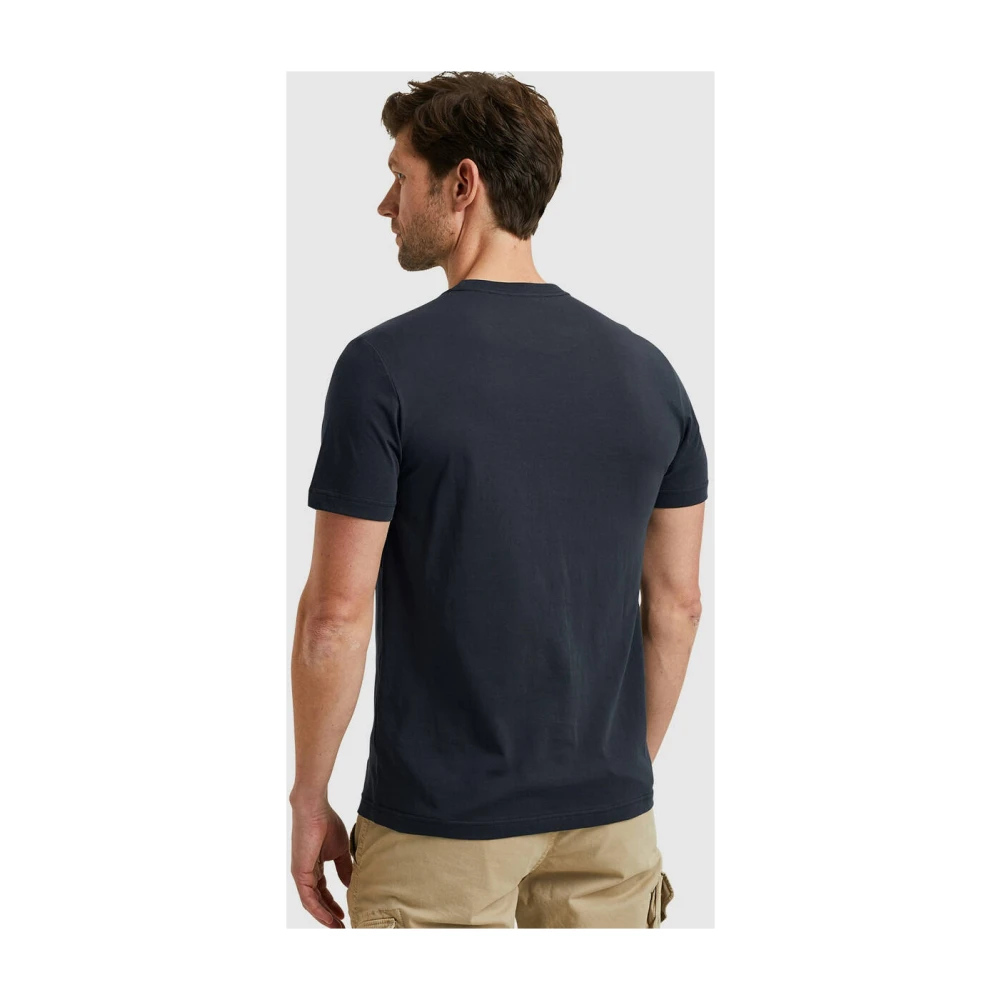 PME Legend Korte Mouw R-Neck Jersey T-shirt Blue Heren
