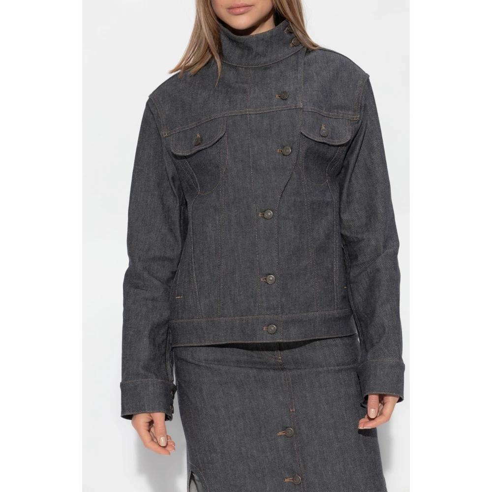 Courrèges Denim jas Blue Dames