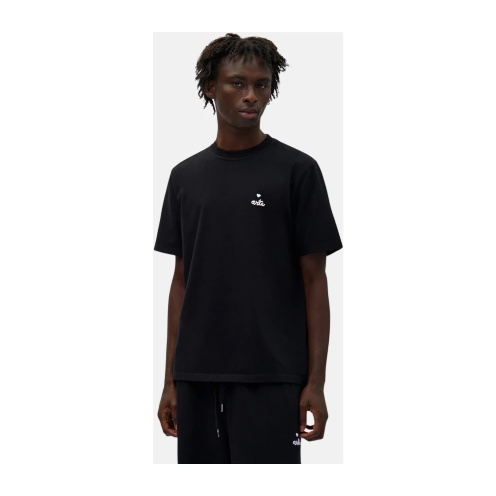 Arte Antwerp Hart Logo T-shirt Zwart Black Heren