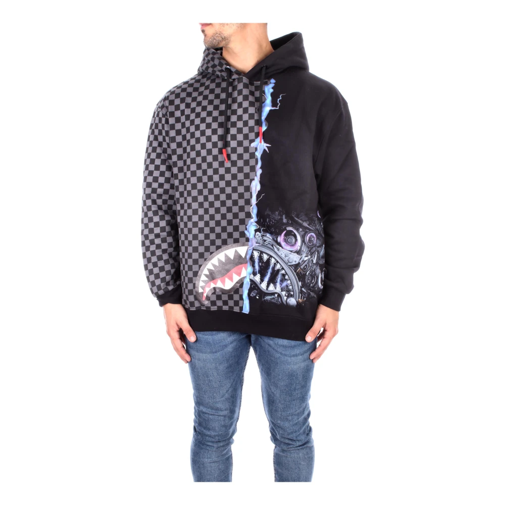 Sprayground Zwarte hoodie Black Heren