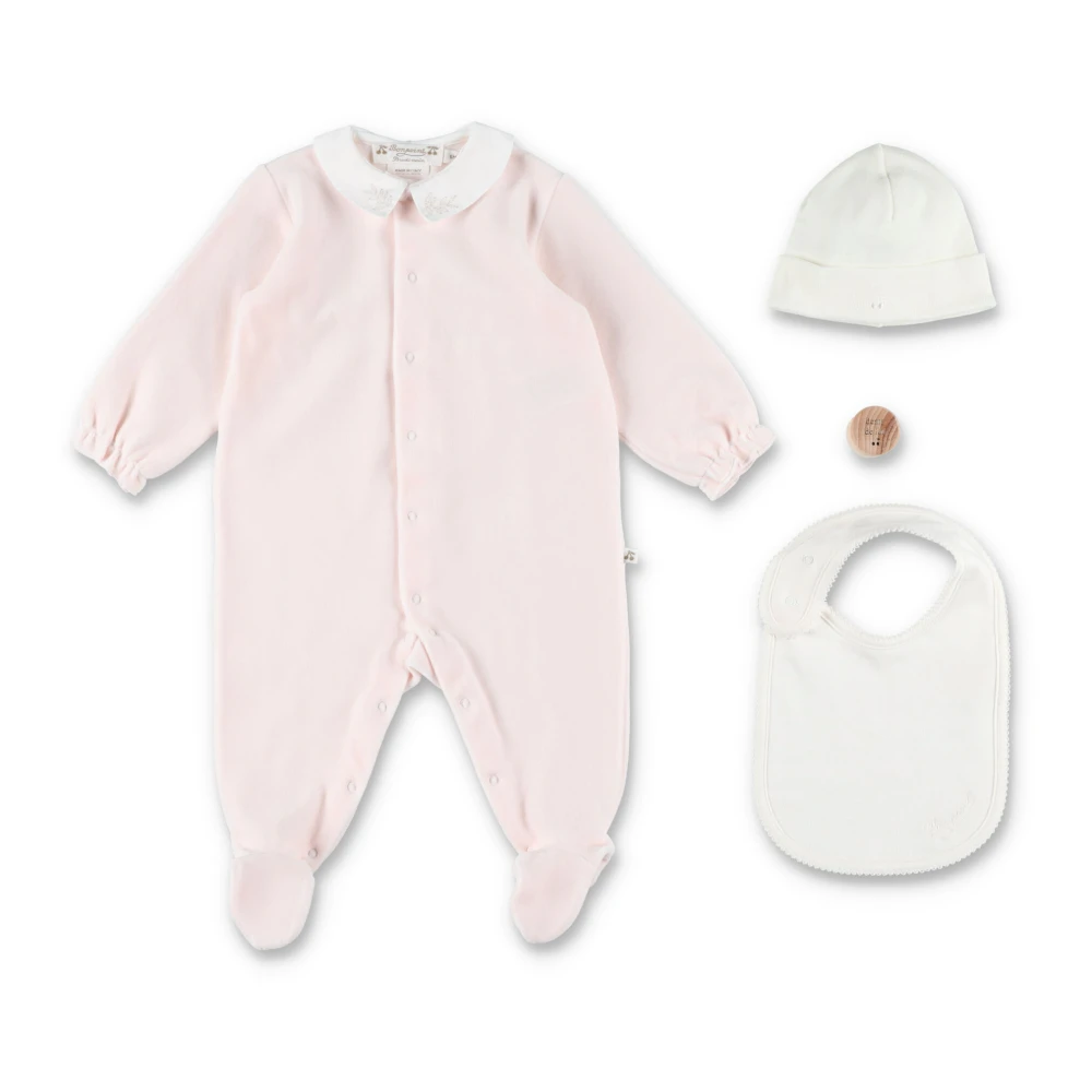 Bonpoint Matchande set med jumpsuit Pink, Flicka