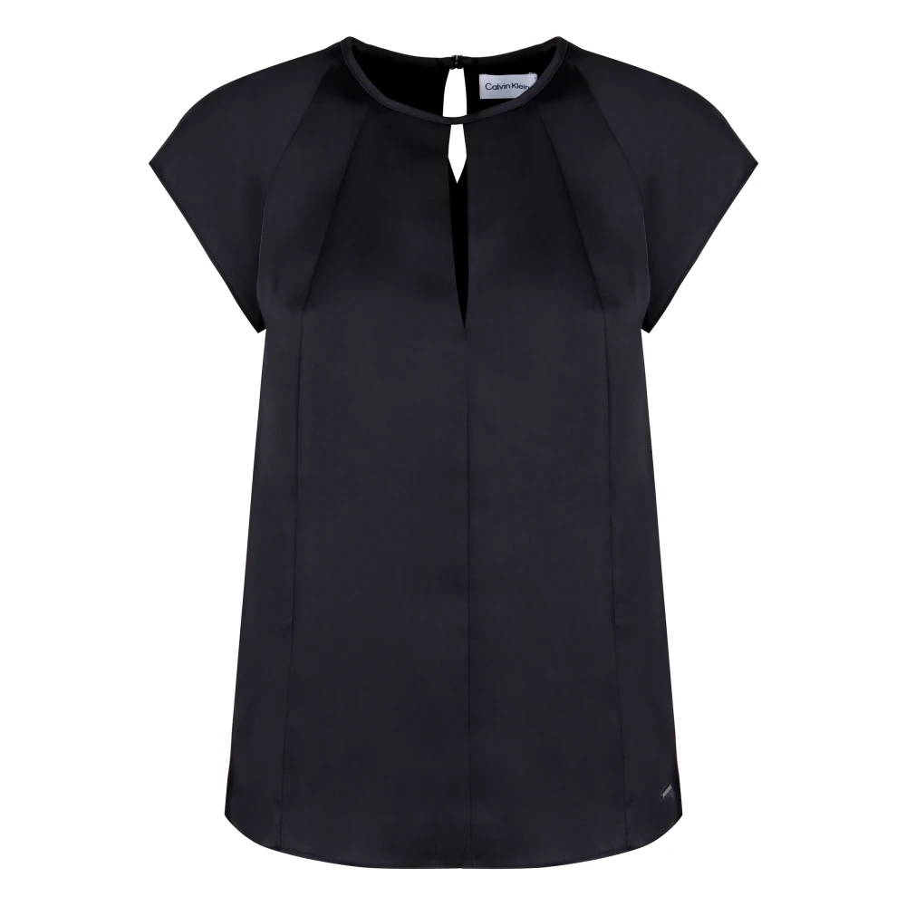 Calvin Klein Blouse met uitsnede Black Dames