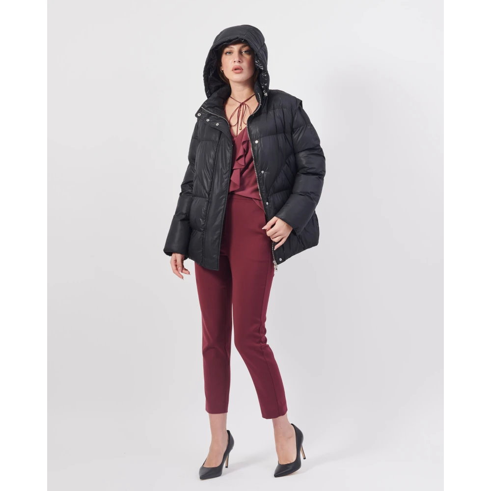 PATRIZIA PEPE Zwarte Elegante Jurk Black Dames