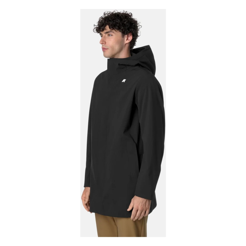 K-way Lichtgewicht Opvouwbare Jas Black Heren