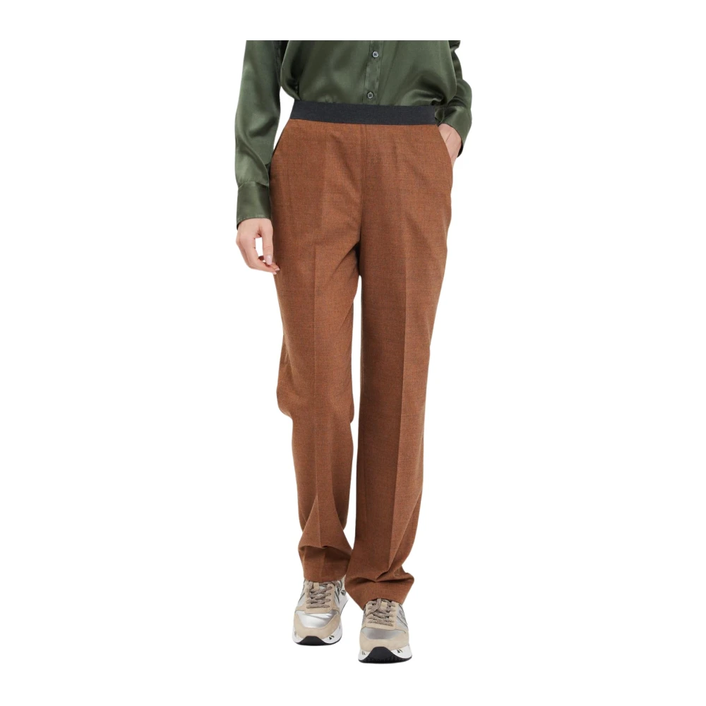 Via Masini 80 Stijlvolle Herenbroek Brown Dames