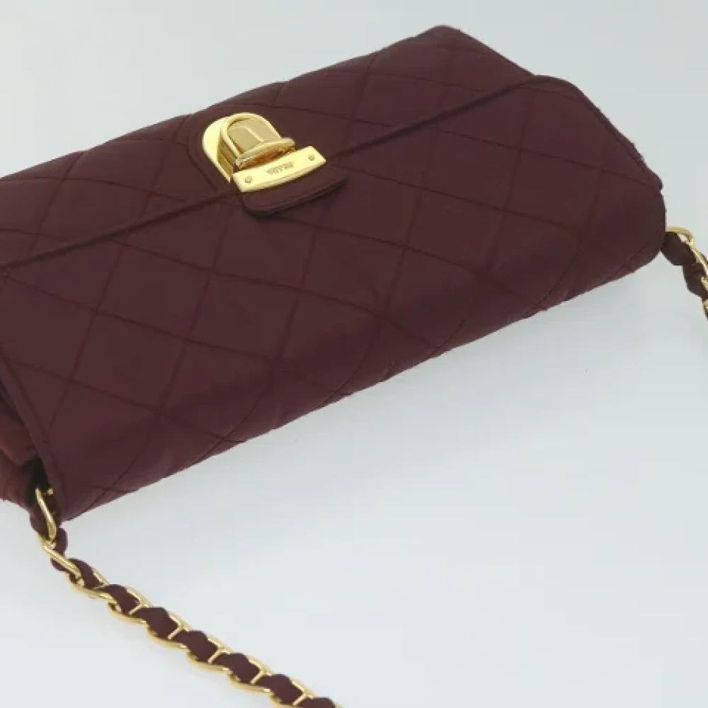 Prada Vintage Pre-owned Fabric prada-bags Red Dames