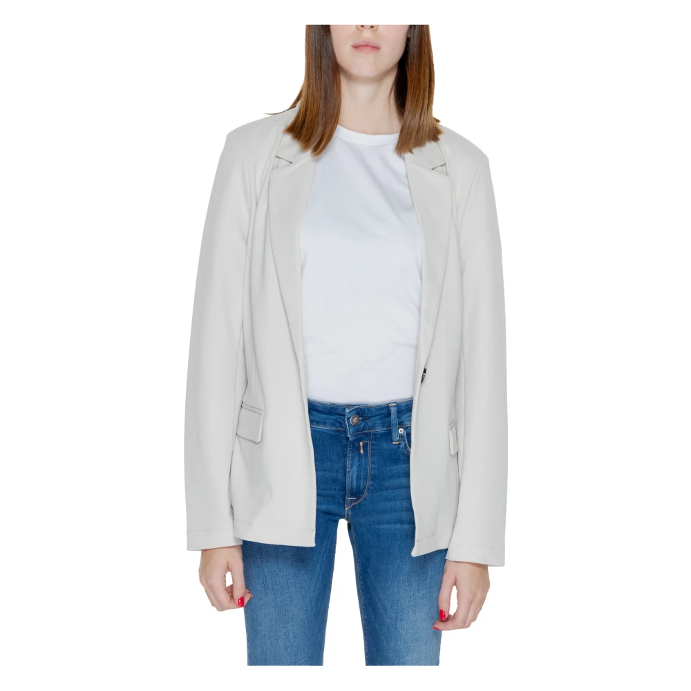 Only Carolina Life Lange Mouw Jas Beige Dames
