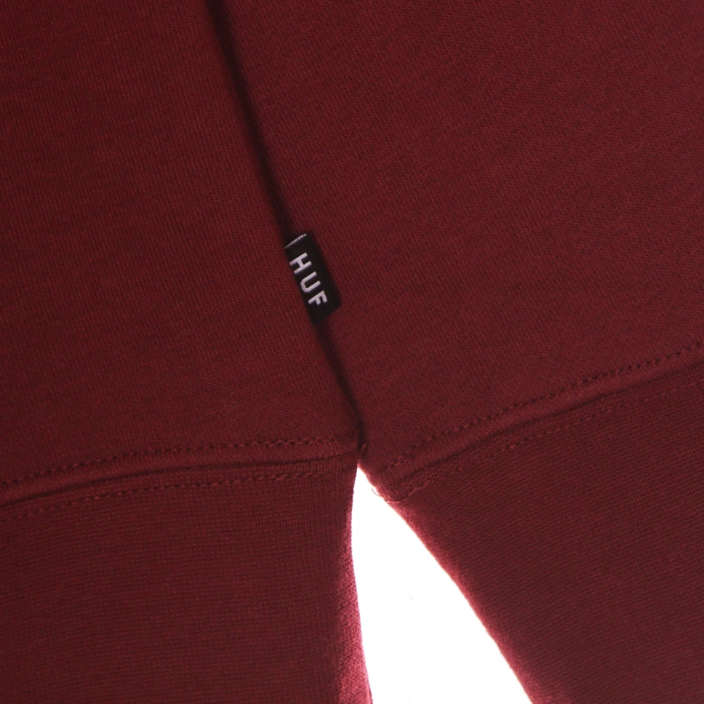 HUF Bloodstone hoodie met kangoeroezak Brown Heren