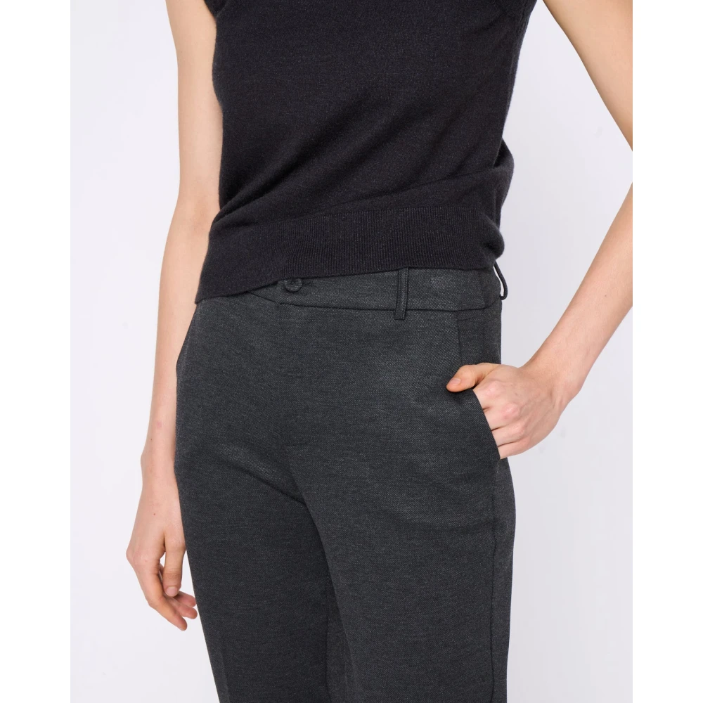 Silvian Heach Slim Fit Sigarettenbroek Gray Dames