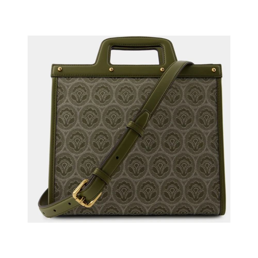 ETRO Zwarte Katoenen Shopper Tas met Afneembare Band Multicolor Dames