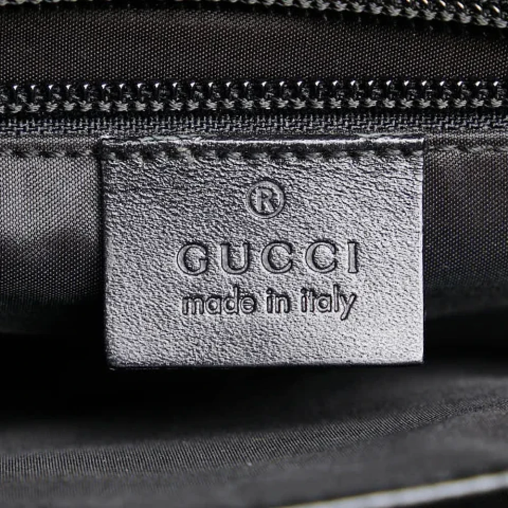 Gucci Vintage Pre-owned Canvas clutches Black Dames