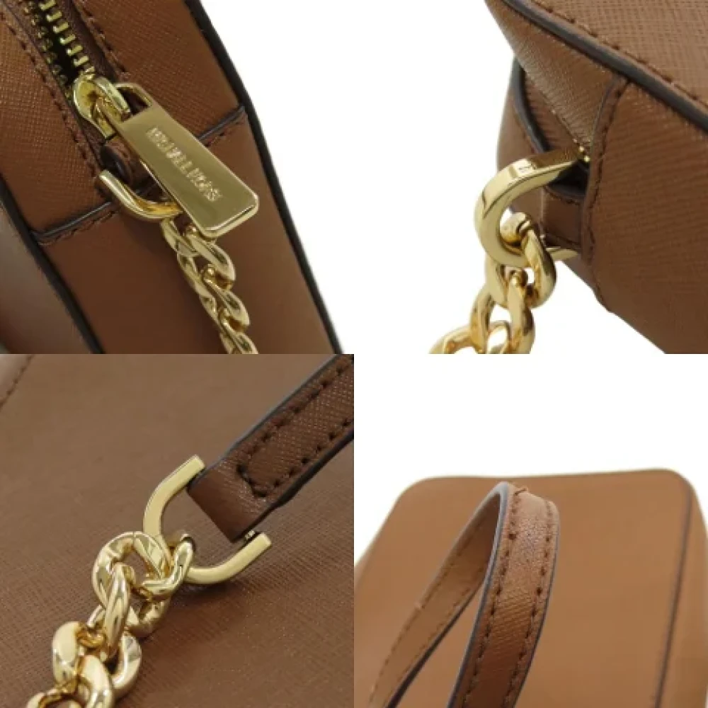 Michael Kors Pre-owned Canvas shoulder-bags Brown Dames