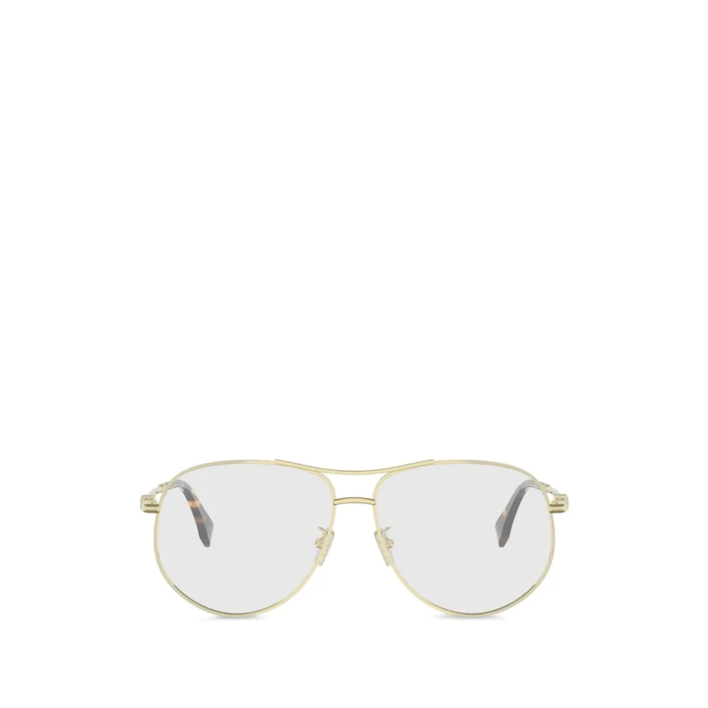 Fendi Yellow Sunglasses, Female, 59 Mm, Fendigraphy Aviator Frame