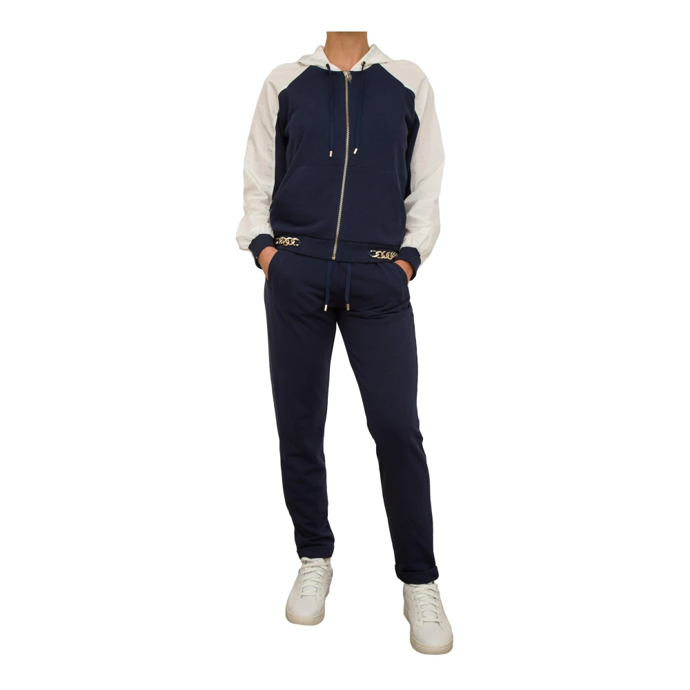 Liu Jo Open Blauwe Sweater Blue Dames