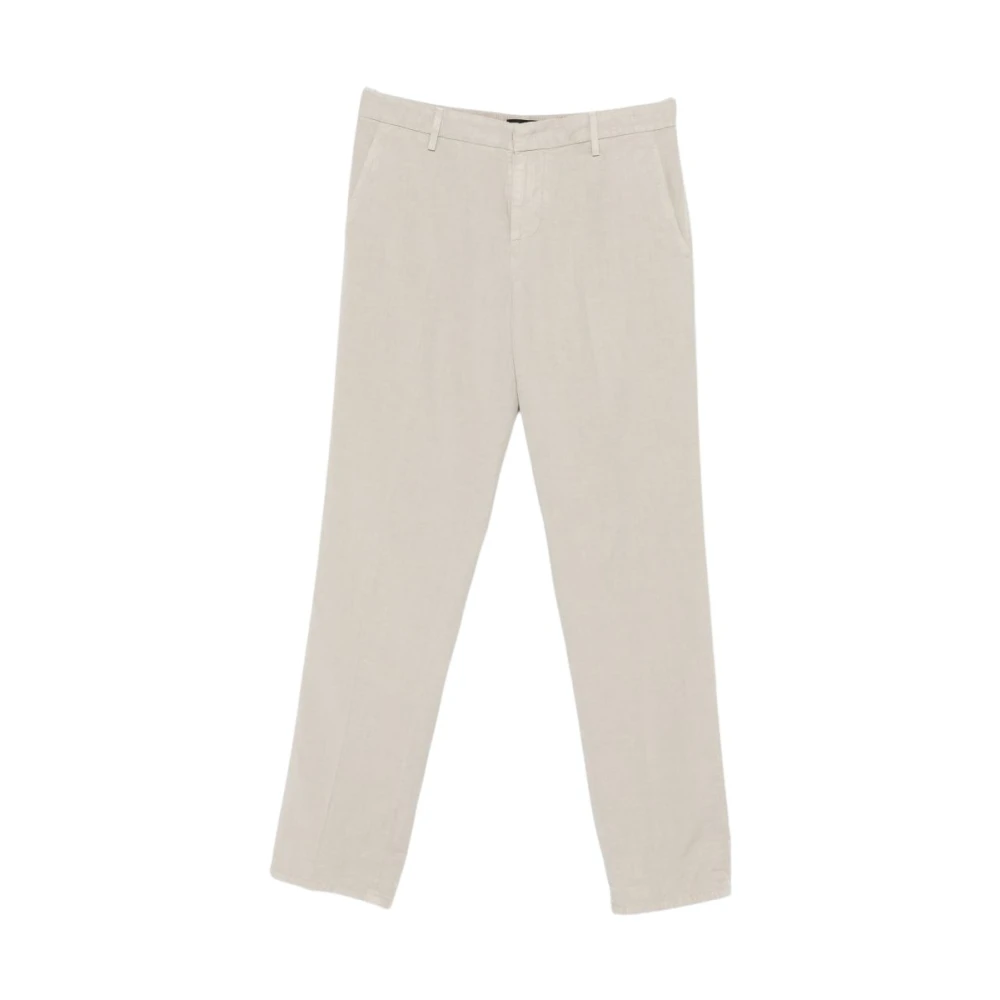 Dondup Men's Beige Chinos, W32, Gaubert Trousers
