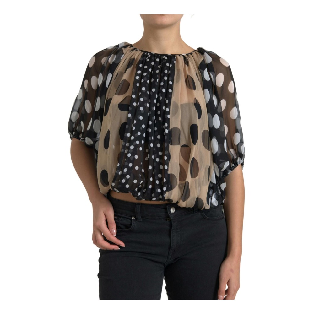 Blouse transparente a pois Dolce Gabbana Blouses Miinto