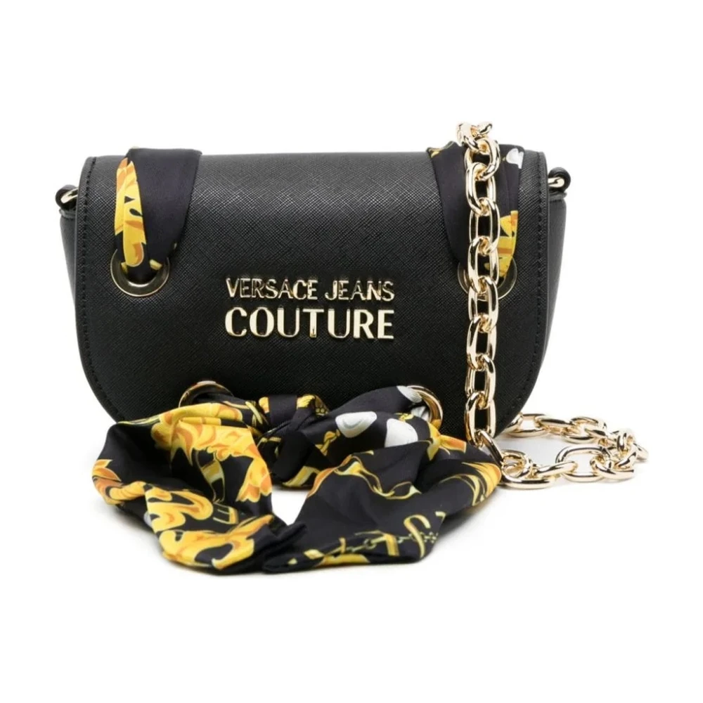 Versace Jeans Couture Klassieke Zwarte Crossbody Tas Black Dames
