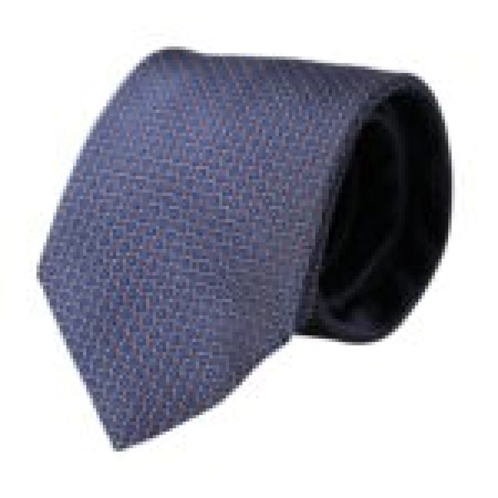 Dolce & Gabbana Marineblauw patroon zijden heren stropdas Blue Heren