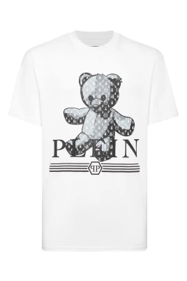 Rundhalsad T-shirt Teddy Monogram