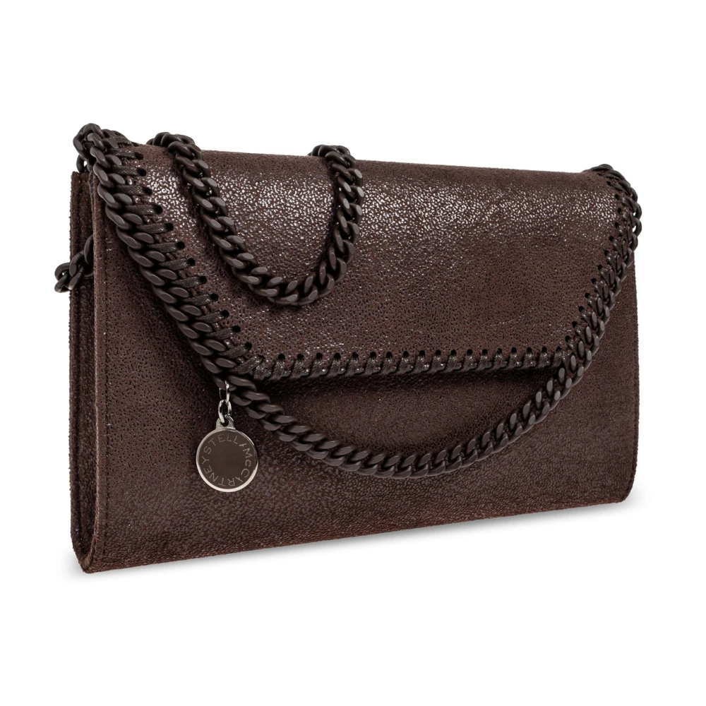 Stella Mccartney Portemonnee Falabella aan een ketting Brown Dames