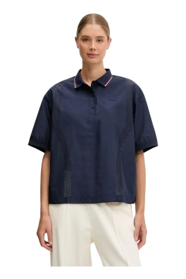 Oversize Tech Fabric Polo