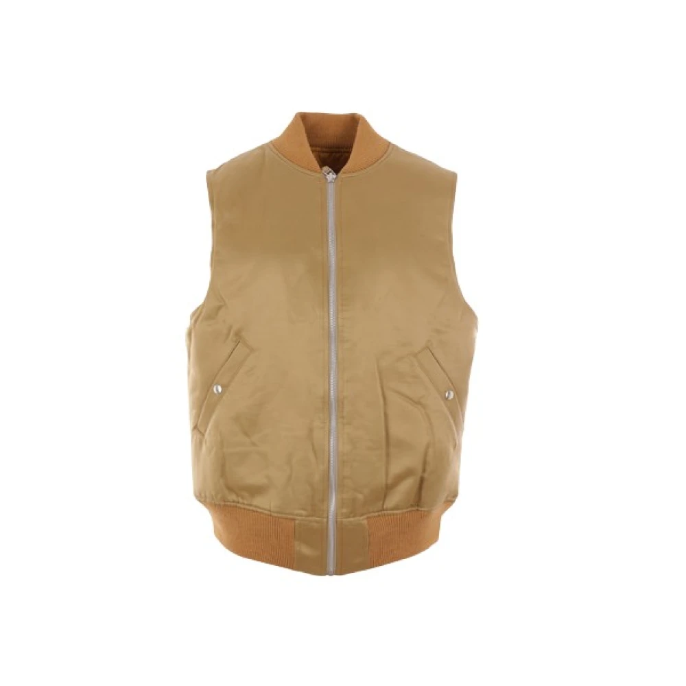 Mythinks Beige Bomberjacka Oversize Satin Beige, Dam