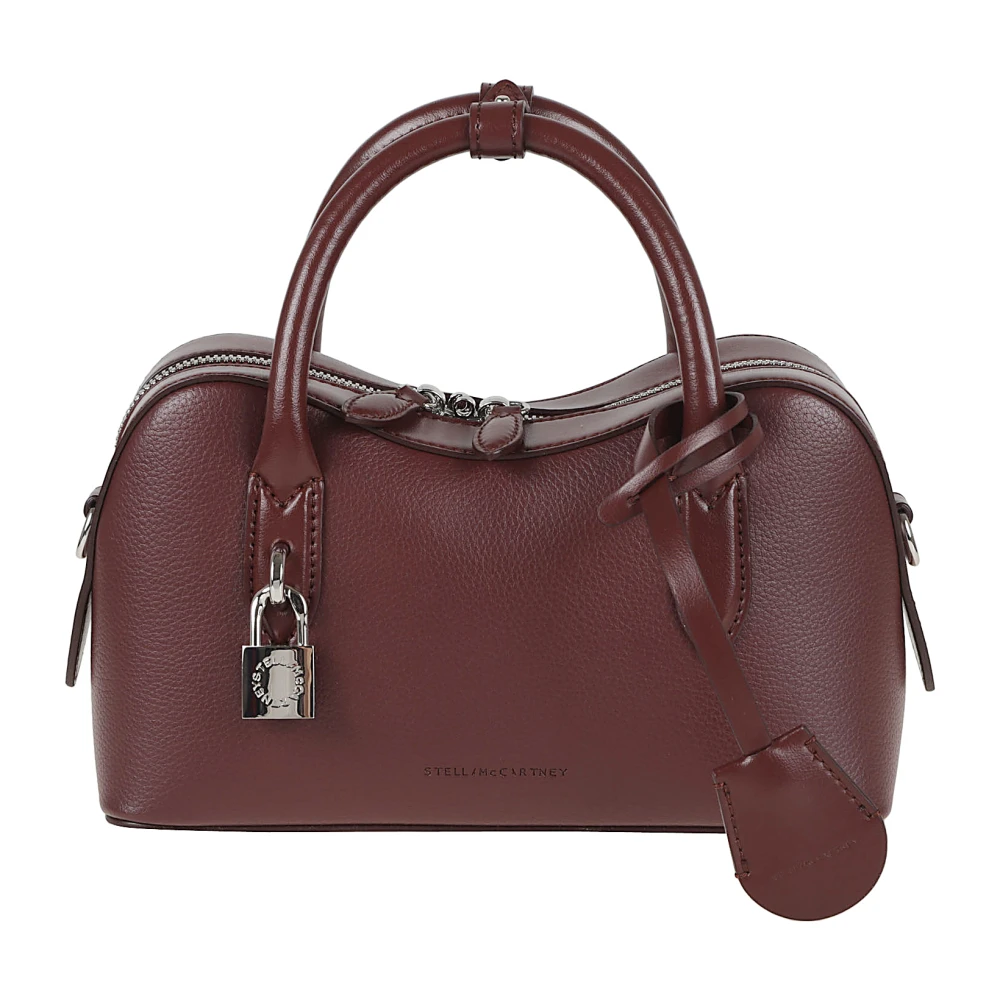 Stella Mccartney Röd Crossbody Väska Med Metallås